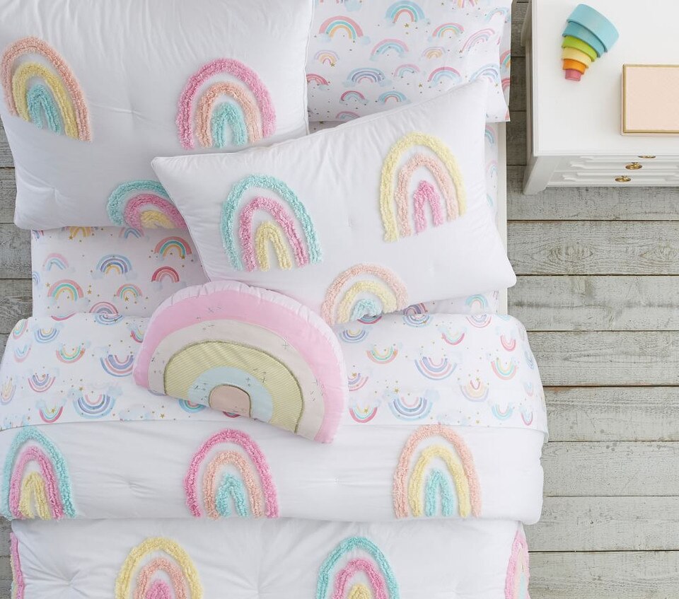 Candlewick Rainbow Comforter & Shams Pottery Barn Kids Australia
